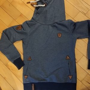 Wanakome pullover hoodie - size small - blue